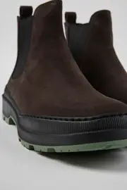 Brutus Trek MICHELIN Gray nubuck ankle boots for men