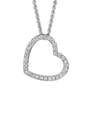14K Diamond Necklace 0.10 ct.