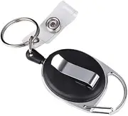 Retractable Id Badge Lanyard opal card holder business security Pass Key Ring AU