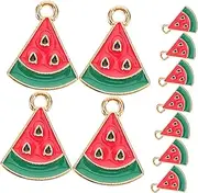 [SAFIGLE] Mini Watermelon Pendant Of The Lid Locket Apple Accessories Watermelon Earrings Dangle Cute Watermelon Charms Watermelon Charms for Jewelry Watermelon Beads Alloy