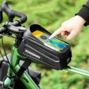 Mountain Bike Bicycle Waterproof Phone Cover Rack Frame Handle Bag Hard Shell 8L