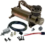 airmaxxx Black 480 Air Compressor 150 psi Off with Air Filter Relocate Kit