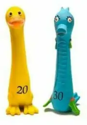 WIN 2x Animal Dive Sticks Diving Game Toy Swimming Yellow Blue Brand New R333-18