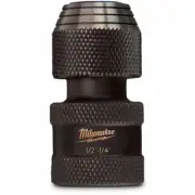 MILWAUKEE 1/2-DRIVE SOCKET TO 1/4-HEX QUICK-CHANGE ADAPTOR - SHOCKWAVE
