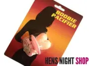 Boob Boobie Pacifier Dummy Dummie Bucks Party Bachelor Kris Kringle Novelty Gift