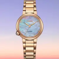 在飛比找momo購物網優惠-【CITIZEN 星辰】光動能 透徹天空藍 時尚腕錶 30m
