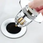 Press Bounce Pop-up Hair Catcher Sink Filter Bathtub Stopper Sink Plug