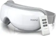 RENPHO Eye Massager with Remote Control & Heat,Compression ,Bluetooth Music Rec
