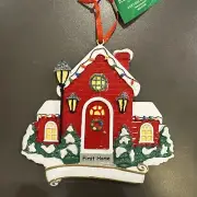 First Home New Home Personalized Christmas Ornament Gift