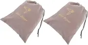 DRESSOOS 2pcs Velvet Bag Portable Hair Dryer Bag Portable Drawstring Bag Shoe Travel Bag Hair Dryer Retractable Cord Hair Dryer Bag Drawstring Blow Dryer Bag Hair Dryer Carrying Bags