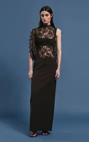 [Christopher Esber] Mahara Floating Lace Column Dress