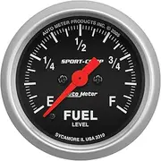 Autometer 2-1/16" Fuel Level Programmable 0-280ｽ Stepper Motor Sport-Comp (3310)