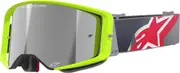 Alpinestars Supertech Corp AV Mirror Motocross Goggles, grey for Men One Size