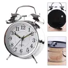 For Living Room Decor Alarm Clock Ring Clock High Quality New Silver Classic