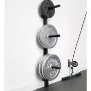 Weight Plate Rack Wall Mounted Metal Weight Plate Holder for Commercial Gym