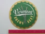 BEER COASTER ~ VERMONT Brewers: Alchemist, Trapp Family, Harpoon, Long Trail ++