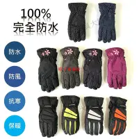 在飛比找Yahoo!奇摩拍賣優惠-現貨100%完全防水禦寒手套 防水手套 防風手套 手套·滿5