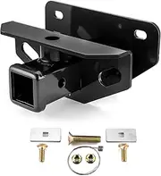 WeiSen 2" Rear Trailer Hitch Receiver Class 3 Towing Hitch Compatible with 2003-2018 Dodge Ram 1500, 2003-2013 Ram 2500 3500 and 2019-2023 Ram 1500 Classic, Black No Drill