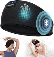 Sleep Headphones Headband Bluetooth 5.4, TOPOINT Sports Headband Earphones Sleeping Bluetooth Wireless with USB C for Women Men Sports Gifts Workout Jogging Yoga Insomnia Air Travel Meditation