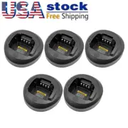 5x PMLN5228 Rapid Charger Base For CP1300 EP350 CP476 CP477 CP1660 CP185 Radio