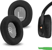Geekria Comfort Mesh Fabric Ear Pads Compatible with Skullcandy Crusher ANC 2 Headphones, Ear Cushions (Black)