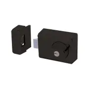 Whitco Black Matt Deadlatch
