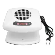 Single Hand Nail Air Dryer Warm Cool Wind Automatic Sensor Nail Fan Blow Dryer for Home Salon White US Plug 110V