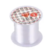 1X(Jewelry Beading Thread 0.3mm Dia. Clear Nylon Fishing Line Spool 17 Lbs Q4Y2)