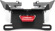 License Plate Holder Compatible With H MSX 125 Grom/SF MSX125SF 2016-2020 18 19 Motorcycle Tail Tidy Fender Eliminator LED Light MSX125(Red)