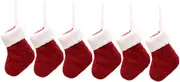 Cabilock 6Pcs Christmas Tableware Holders Knitted Festive Cutlery Pouches for Home Restaurant Use Adorable Xmas Decoration for Parties Gatherings