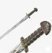Handmade Viking Sword: Inspired by King Ragnar Lothbrok - Authentic Design Gift.