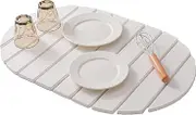 Kitchen Dish Drying Mat,Folding Dish Draining Mat - Multi-Functional Kitchen Tableware Dryer Pad for Plates Cups Pots Kitchenware