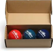 McHom 3.2in Weighted Baseball/Softball Training Balls for Hitting, Batting or Pitching Practice | 3-Pack or 9-Pack | Weights Include 12, 14 and 16 oz
