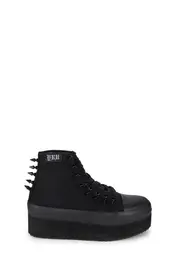 [XTRA by YRU] Elevation Spike Platform Sneakers - Black