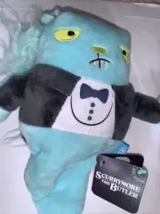 SCURRYMORE the BUTLER Squirrel Stuffed Plush Dog Toy Squeaky Bark Box New 9"