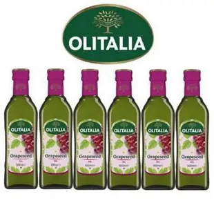 Olitalia奧利塔 超值葡萄籽油禮盒組 500mlx6瓶