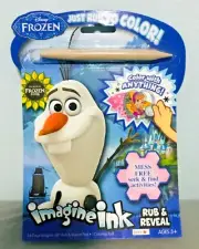 Disney Frozen Olaf Imagine Ink Bendon Activity Book Rub & Reveal Mess Free