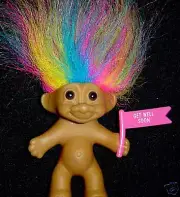 GET WELL SOON DOLL Russ Message Troll 3" NEW IN BAG