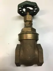 Vintage Large Kennedy Brass Gate Valve 2 inch
