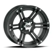 ITP SS 212 12x7 / 4x137 BP / 5+2 Offset Black Wheel