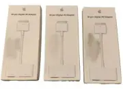 Apple 30-Pin Digital AV HDMI Adapter White MD098ZM/A 2012 3 Pk