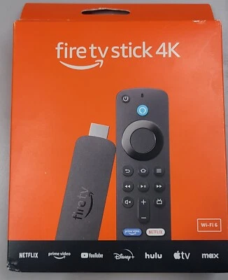 Amazon Fire TV Stick 4K 2nd Gen 2023 Wi-Fi 6 Alexa Voice Remote Streaming Media