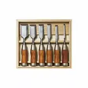 Japanese Chisel for Craftsman KAKURI Forging Wood Chisel 6-piece set