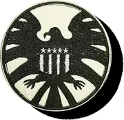 [PatchShake] 3.5" Shield Uniform Eagle Emblem Hook and Loop Patch