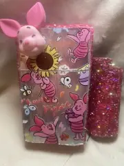 Piglet Cigarette pack holder. Cigarette Case, With Lighter
