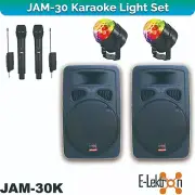 E-Lektron JAM-30K Karaoke Speaker Light Set w/ linkable UHF microphone Lighting