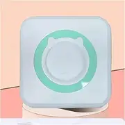 JSEIAJB Mini Portable Thermal Printer Paper Photo Pocket Thermal Printer Printing Connection Printer(White-Mountain peach7)