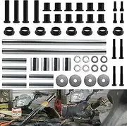 RYANSTAR RACING A-Arm Bushing Shafts Kit - Rear Left & Right Replacement Compatible with Polaris Sportsman 400 450 500 600 700 800 (2003-2010) - OEM# 5020826, 5434548, 5434550, 5434551, 5133806