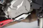 SW-Motech Engine Case Protector - Black/silver. BMW S1000R / RR / XR., black-silver One Size Black Silver