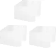 SECFOU 3pcs Wall Storage Box Fridge Supplies Freezer Door Organizer Fridge Slide Organizer Fridge Organizer Refrigerator Parts & Accessories Fridge Door Organizers Fridge Accessories